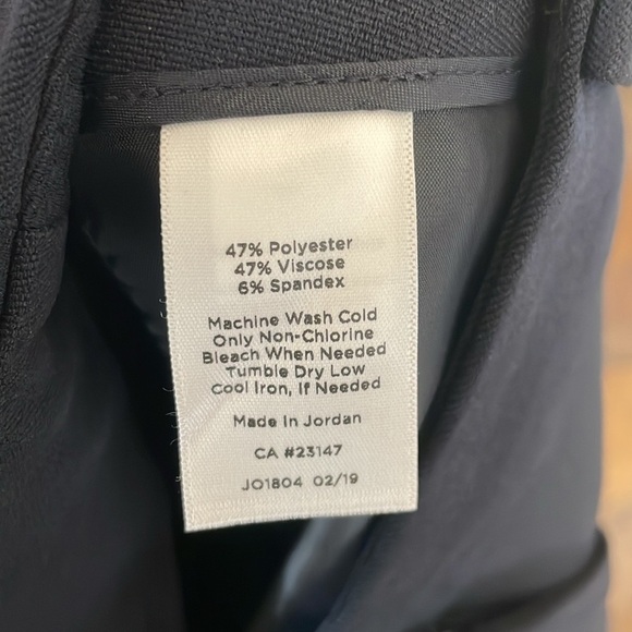 Talbots The Barely Boot Navy Pant Trousers Size 14 NWT - Picture 8 of 13